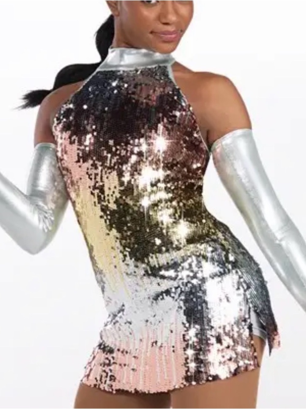 Weissmans Ombré Sparkle Dress